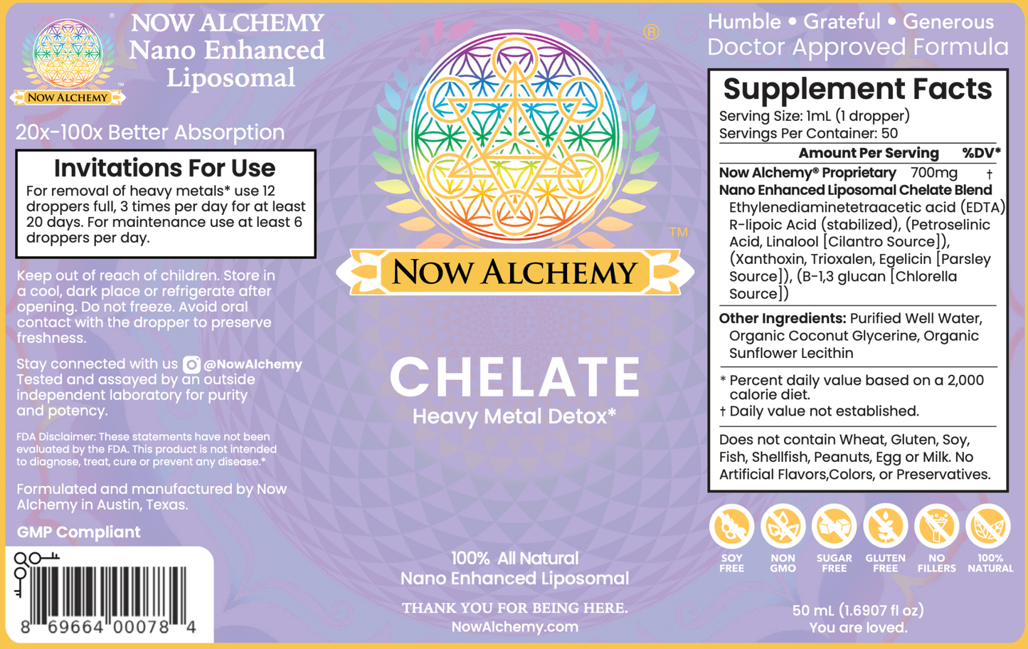 CHELATE - Now Alchemy