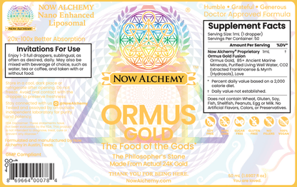 24K ORMUS Gold - Now Alchemy