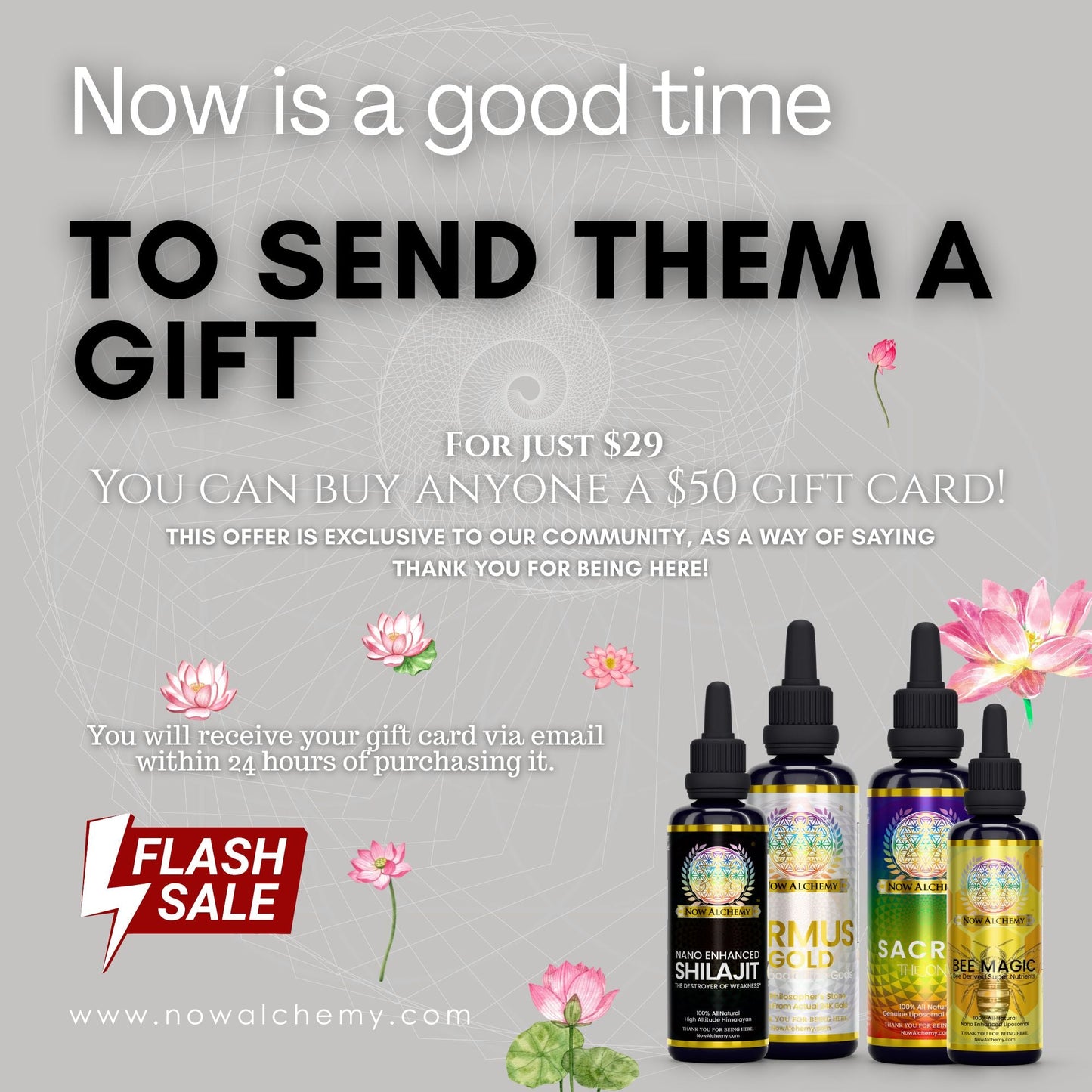 $50 Gift Card - Now Alchemy