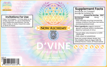 D’Vine (Nanoliposomal B. Caapi) - Now Alchemy