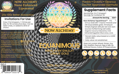 Equanimous - Now Alchemy
