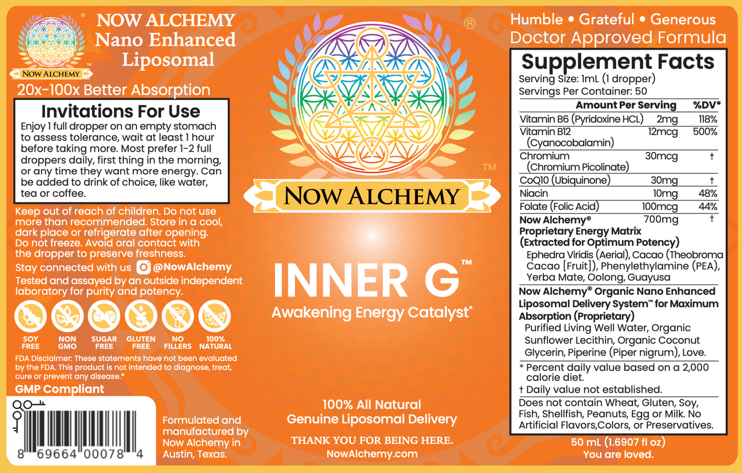 Inner G - Now Alchemy