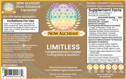 Limitless Mushrooms - Now Alchemy