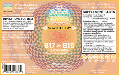 Nanoliposomal Amygdalin - Now Alchemy