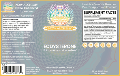 Nanoliposomal Ecdysterone - Now Alchemy