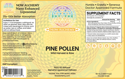 Nanoliposomal Pine Pollen - Now Alchemy