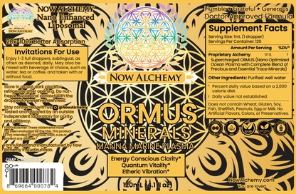 ORMUS Minerals 100mL - Now Alchemy