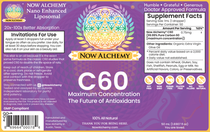 Pure Carbon 60 - Now Alchemy