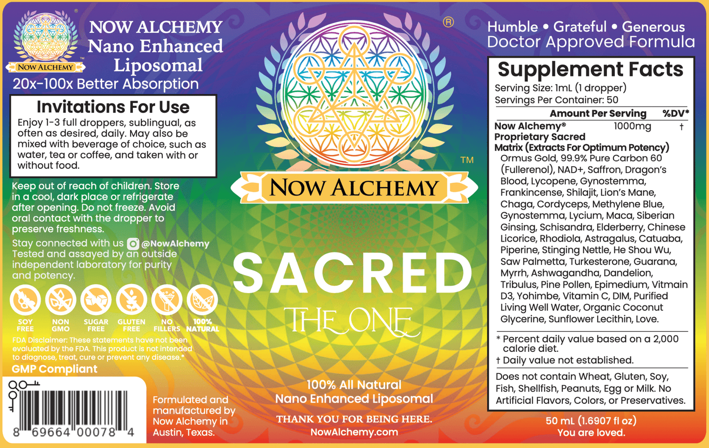Sacred - Now Alchemy