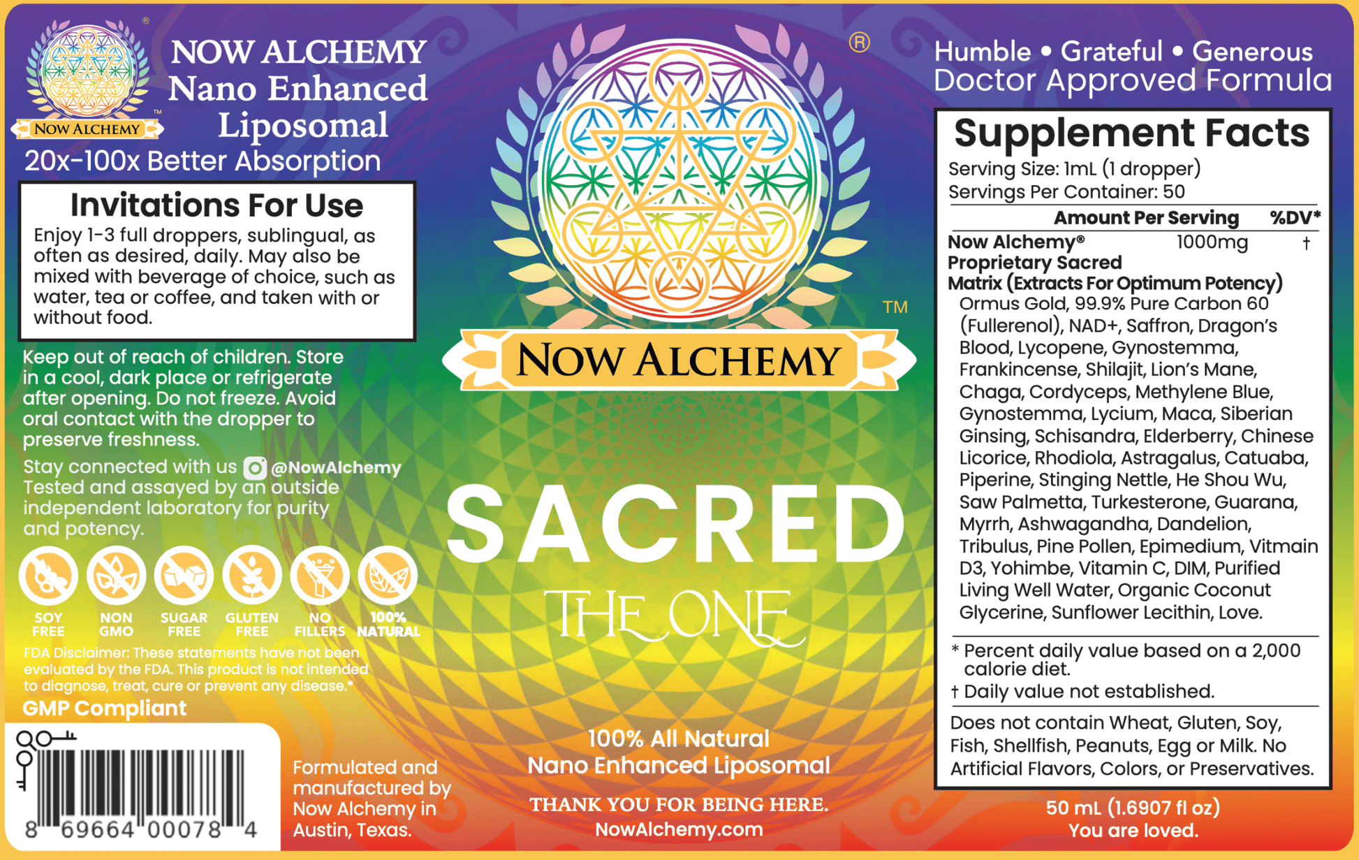 Sacred - Now Alchemy