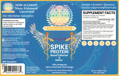 SPIKE PROTEIN DETOX - Now Alchemy