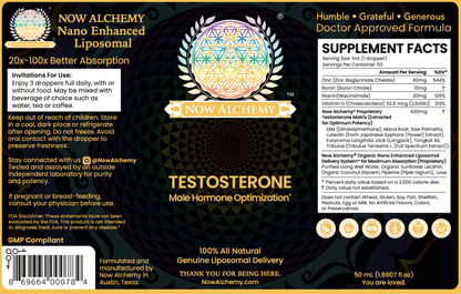 Testosterone Support - Now Alchemy